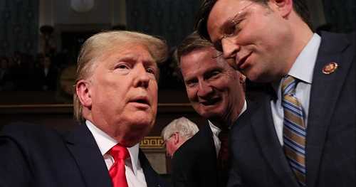 How Donald Trump reacted to Mike Johnson's House speaker win
