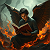 Poetry: In the crucible of flame, where embers whisper secrets old,  Sits the seraph, winged in white,...